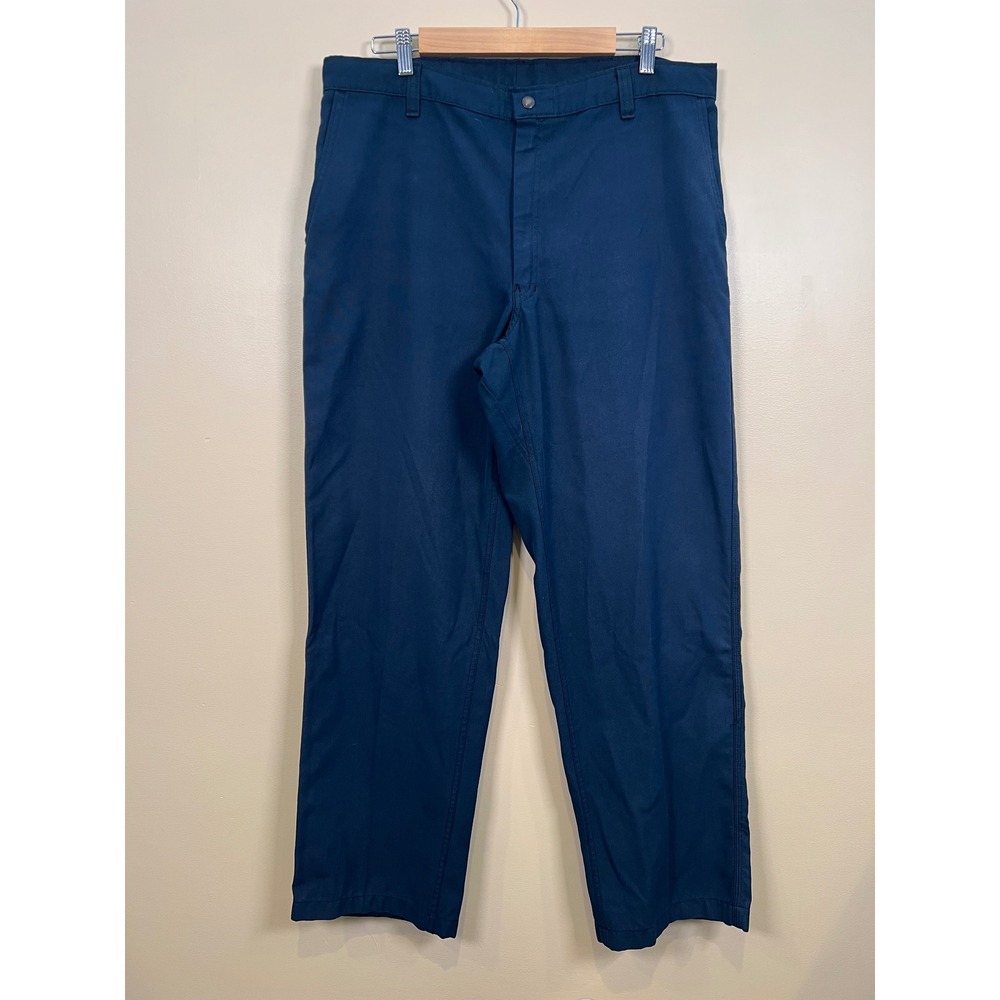 Workrite 4007 FN Pants Men 38* Navy Straight Nomex Flame Resistant USA Union